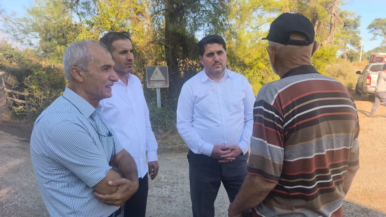 HÜDA PAR heyeti yangın bölgesinde incelemelerde bulundu
