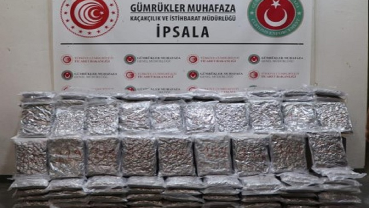 Edirne'deki gümrük kapılarında 174 kilogram uyuşturucu yakalandı