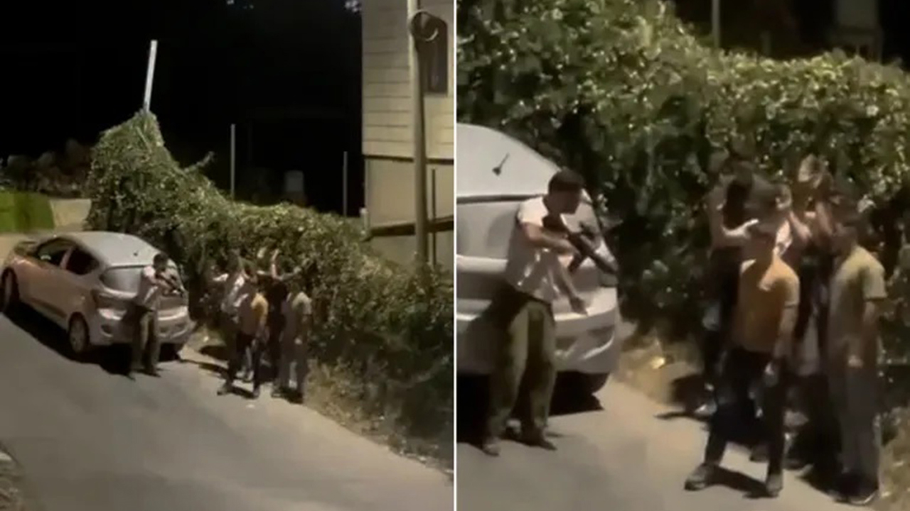 El-Halil'de silahlı Yahudi'den 5 Filistinli çocuğa tehdit