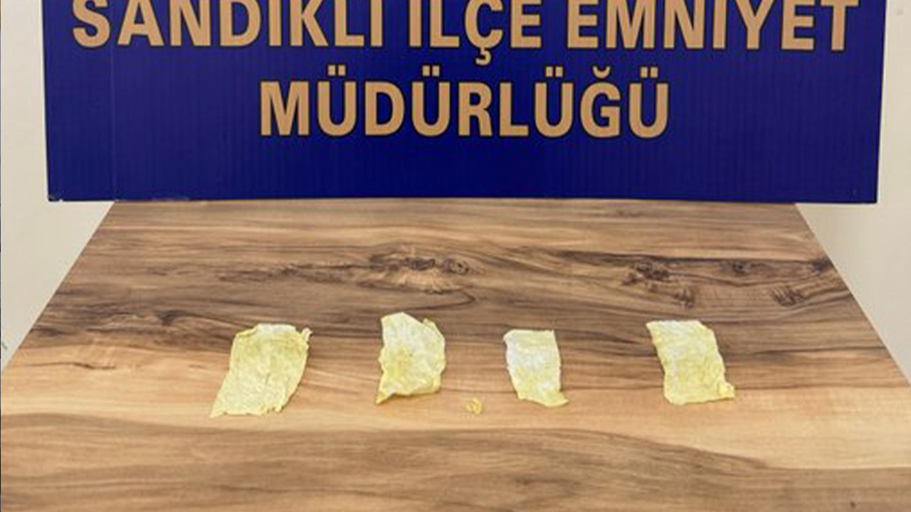 Afyonkarahisar’da uyuşturucu operasyonu: Bir şüpheli tutuklandı