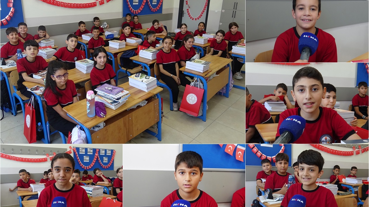 Öğrencilerin ilk gün heyecanı: Okul açıldığı için çok mutluyuz