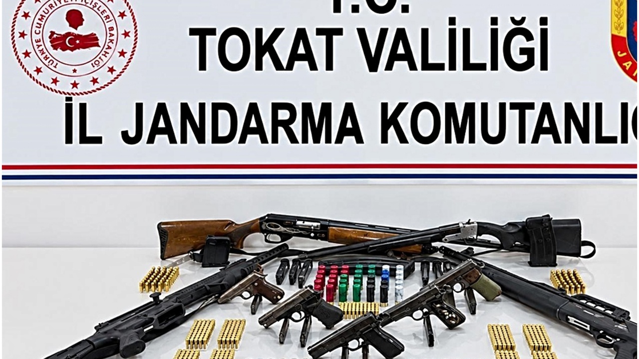 Tokat’ta silah kaçakçılığı operasyonunda 5 şüpheli yakalandı