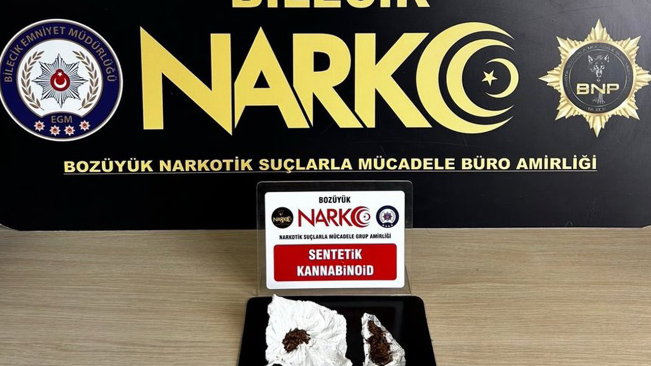 Bilecik’te uyuşturucu operasyonu: Bir şüpheli yakalandı