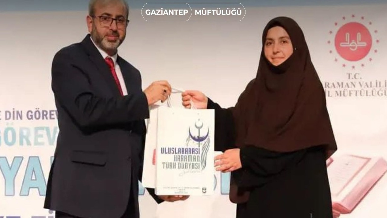 Hafızlık yarışmasında Gaziantep'e Türkiye ikinciliği