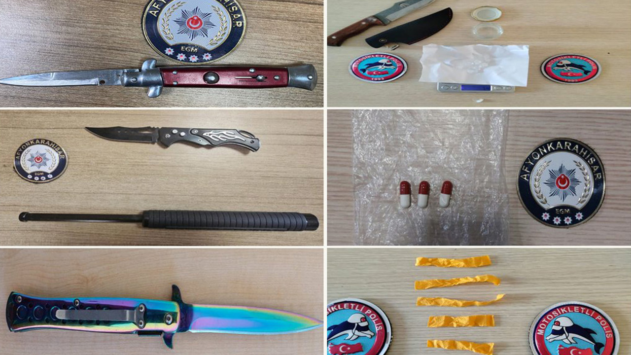 Afyonkarahisar’da bir haftada 24 aranan şahıs yakalandı