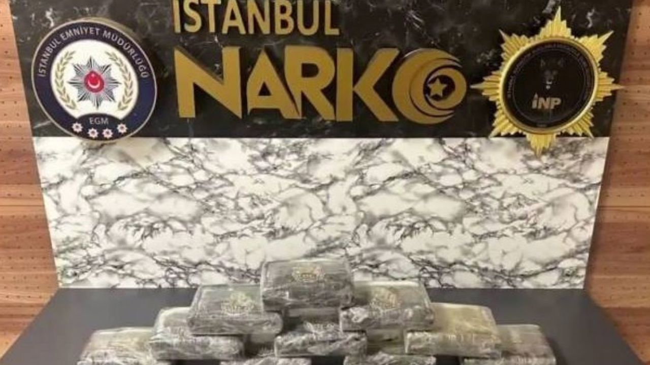 İstanbul'da 11 kilogram uyuşturucu ele geçirildi: 2 gözaltı