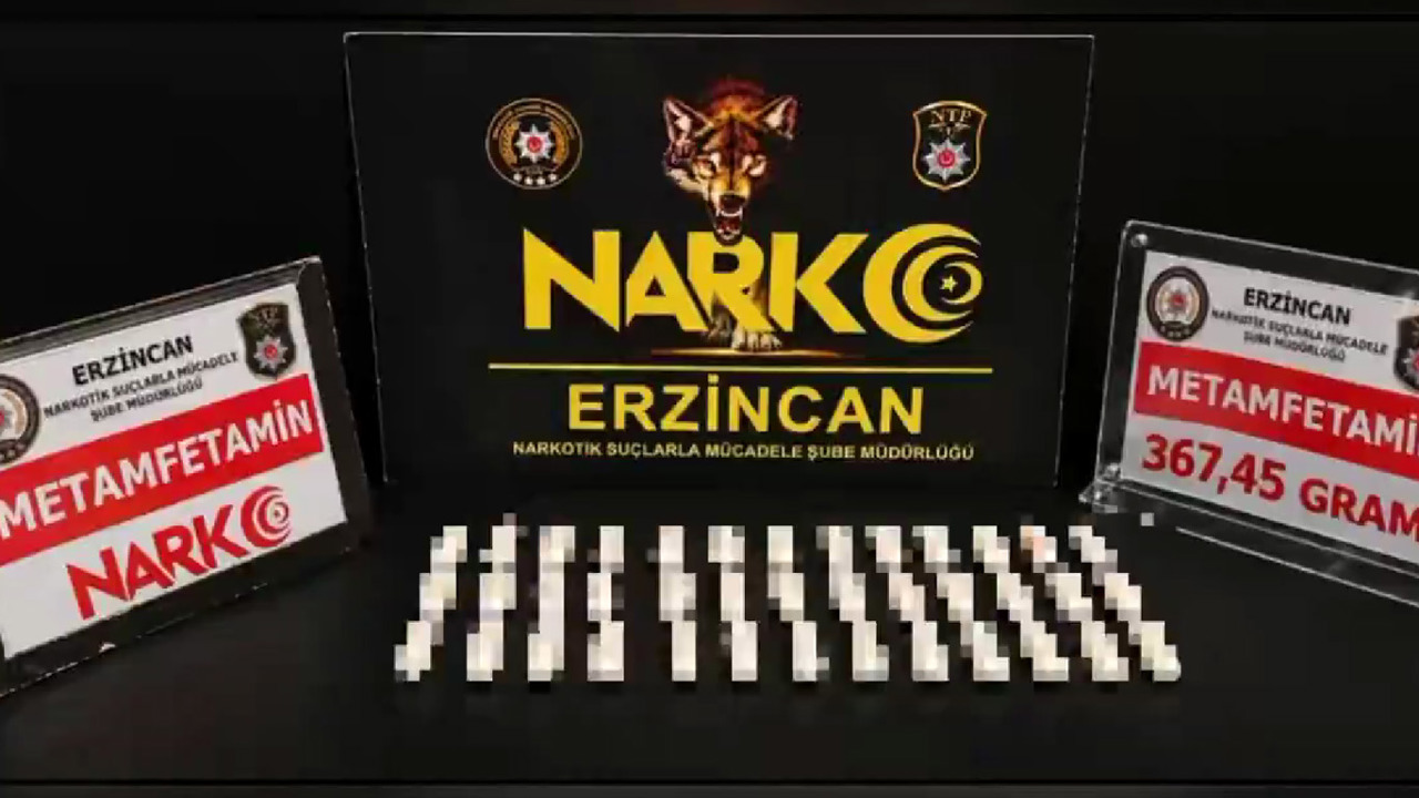 Erzincan'da midesinde uyuşturucu taşıyan şüpheli tutuklandı