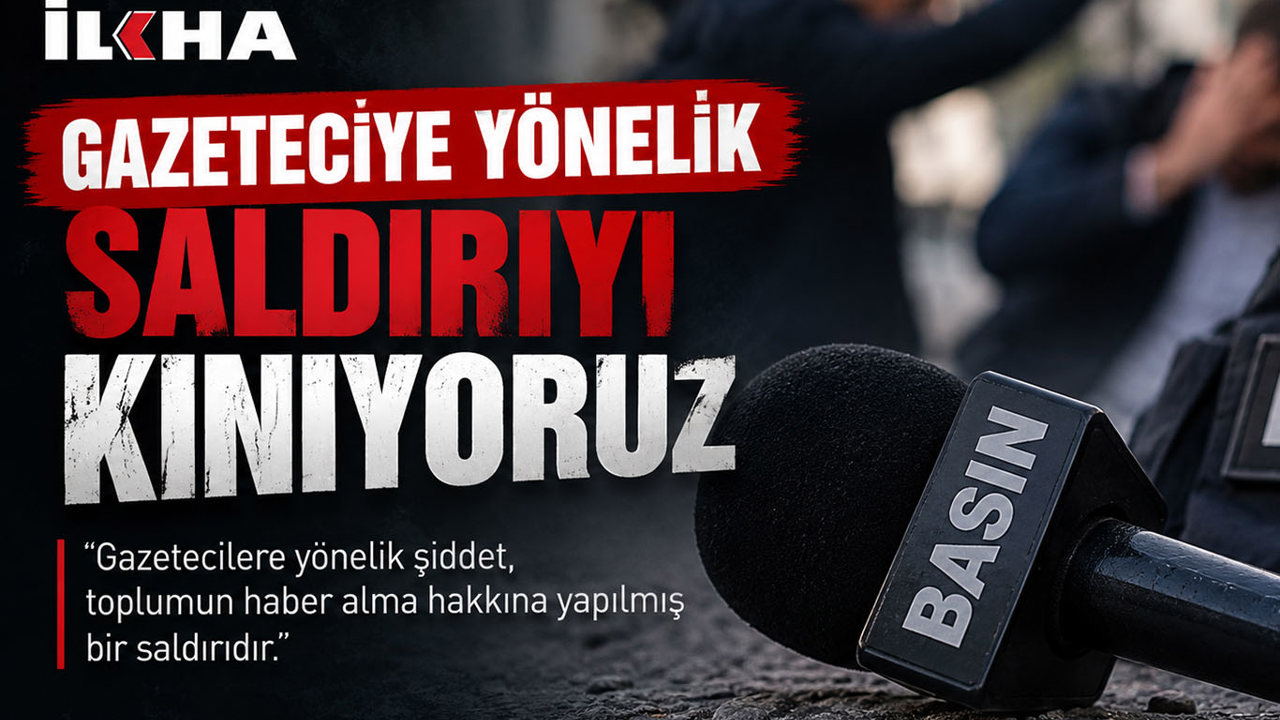 Şanlıurfa'da gazeteciye yönelik saldırıya tepki