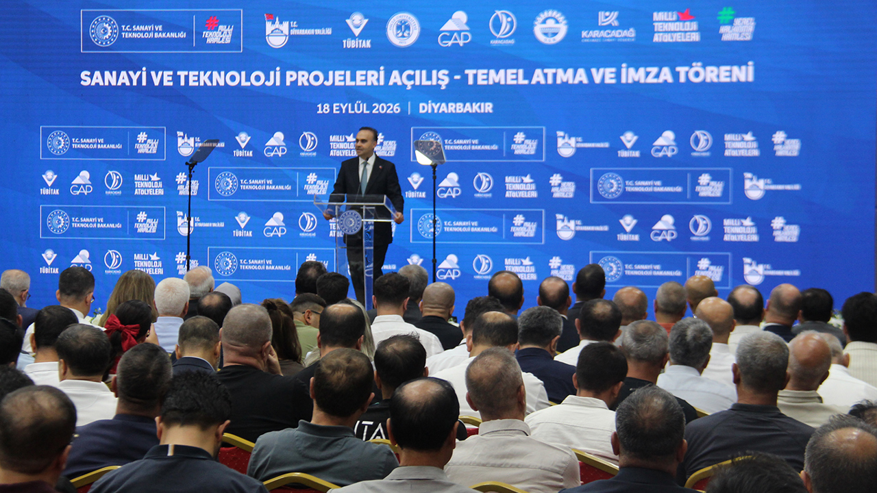 Bakan Kacır Diyarbakır'da 20 projeyi açıkladı: 177 milyarlık yatırım, 141 bin istihdam