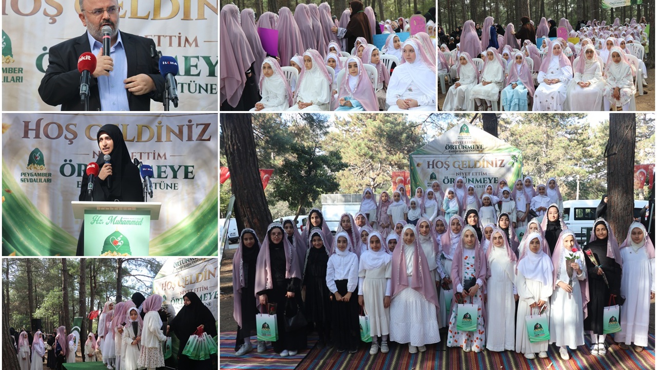 İstanbul'da "Niyet Ettim Örtünmeye, Emrin Başım Üstüne" programı gerçekleştirildi