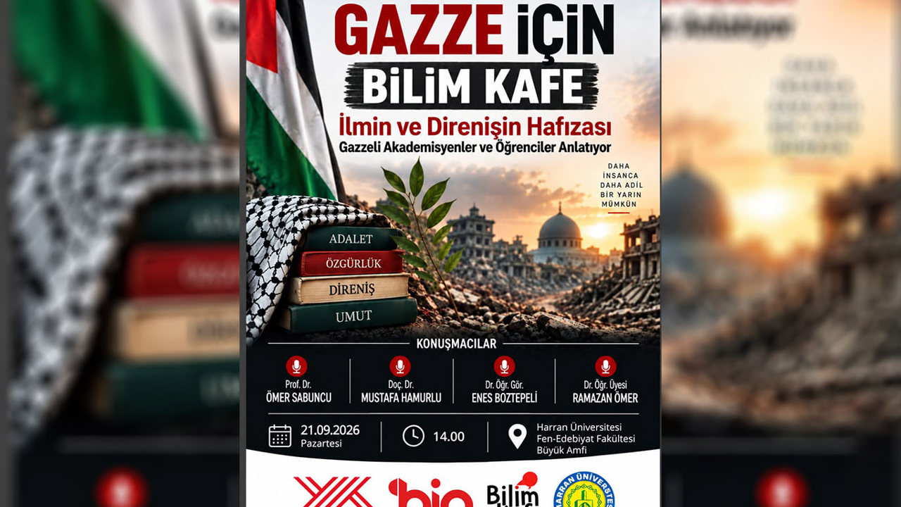 Şanlıurfa'da Gazze için akademik buluşma düzenlenecek