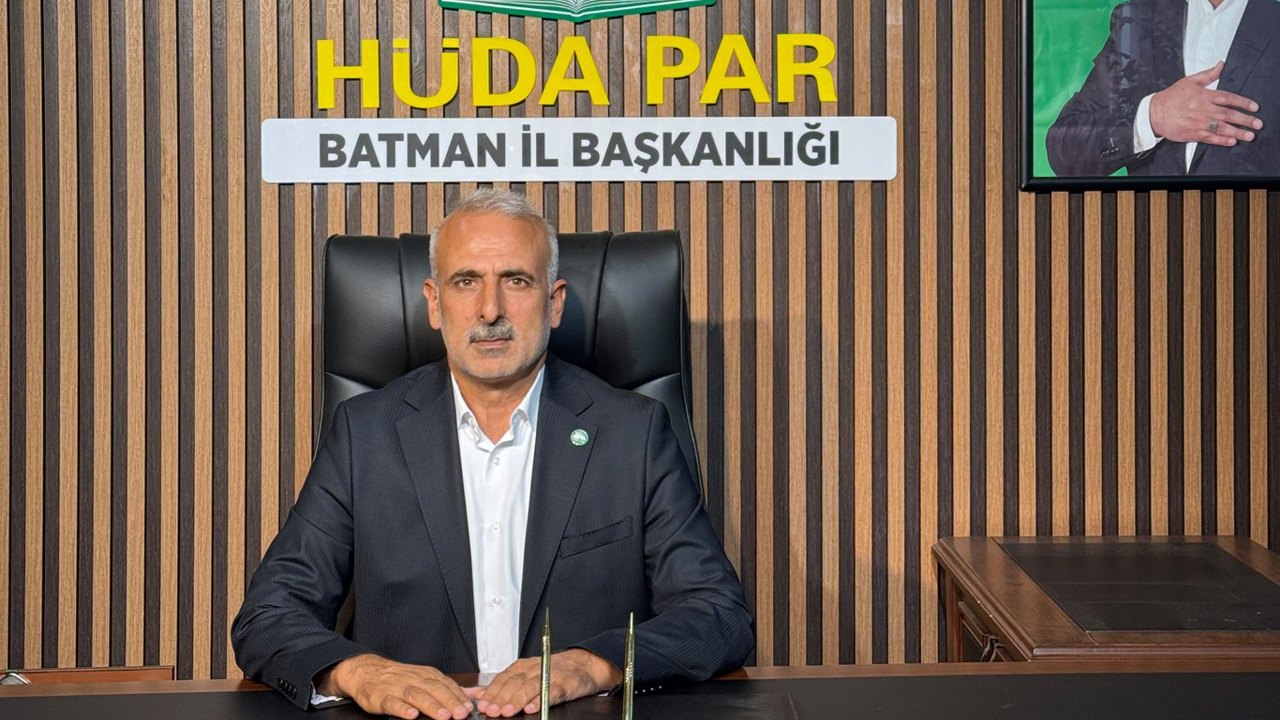 HÜDA PAR Batman İl Başkanı Doğru’dan kongre sonrası teşekkür mesajı