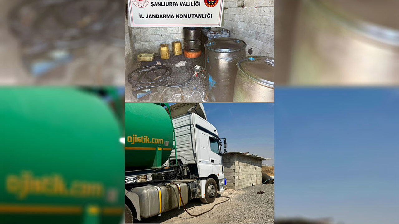 Şanlıurfa'da kaçak akaryakıt operasyonu