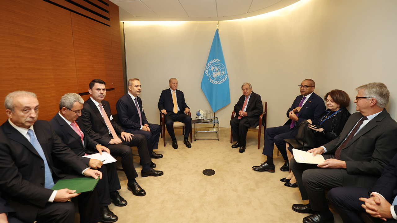 Cumhurbaşkanı Erdoğan, BM Genel Sekreteri Guterres ile görüştü