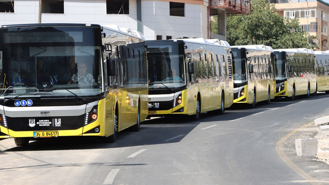 Şanlıurfa'da toplu ulaşım filosuna 50 yeni otobüs