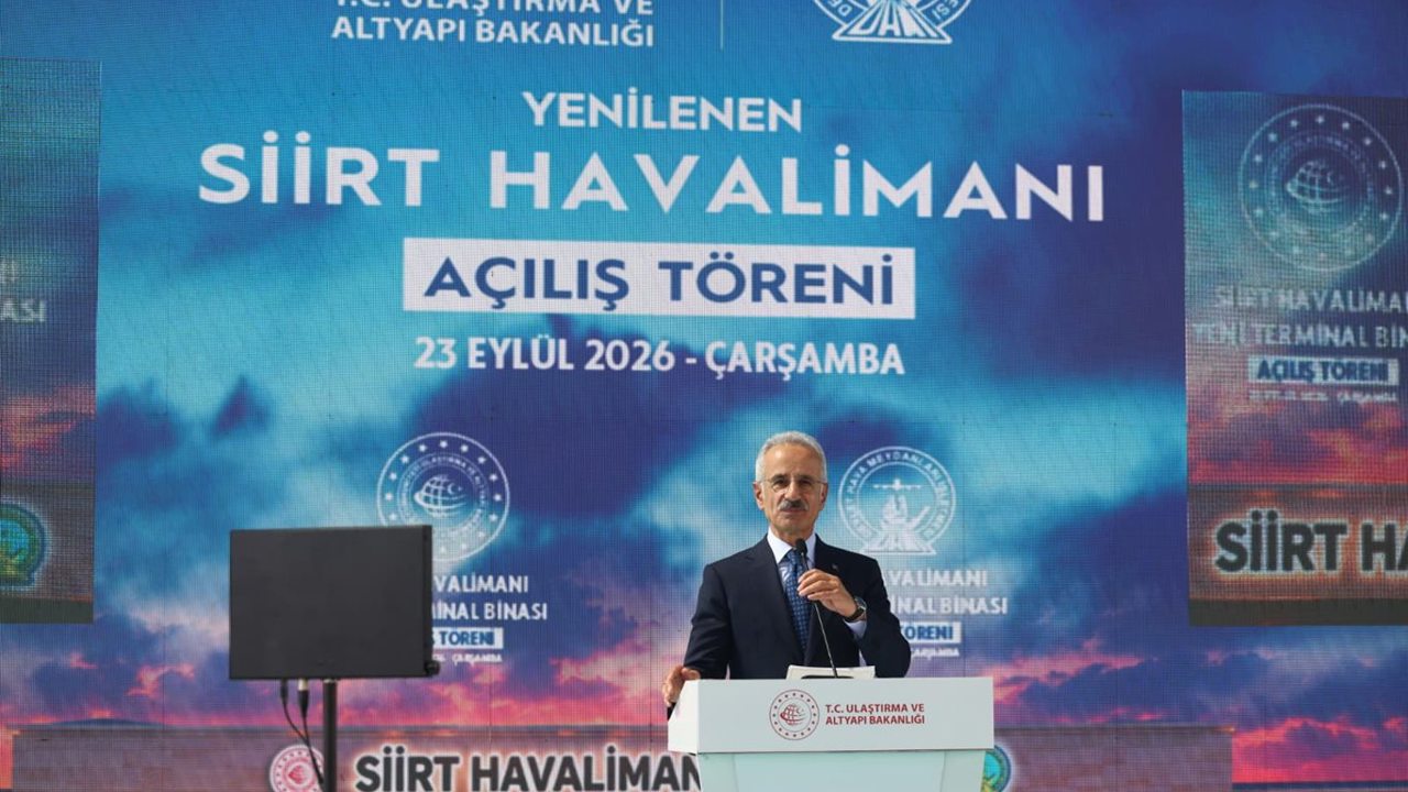 Siirt Havalimanı 250 bin yolcu kapasiteli oldu: Siirt demir yoluyla ulusal ağa bağlanacak