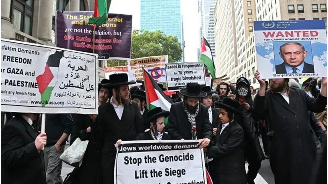 İşgalci Netanyahu’ya soğuk duş! New York’ta binlerce kişi protesto etti