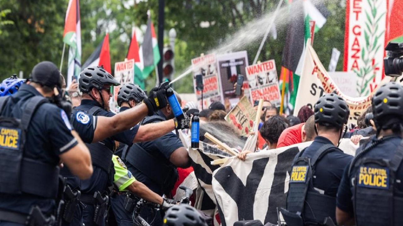 New York'ta Netanyahu protestosu: 103 kişi gözaltına alındı