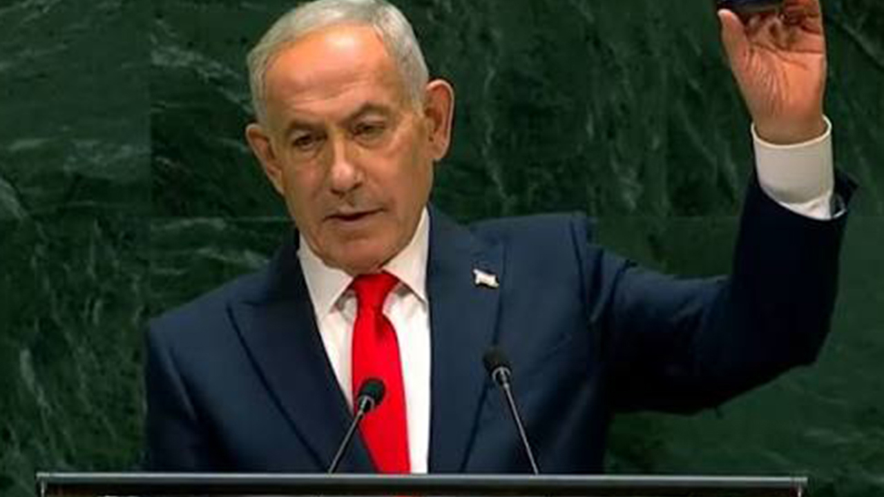 İşgal basınından Netanyahu'ya: Kendisini dinlemeyen bir dünyaya vizyondan yoksun bir konuşma 
