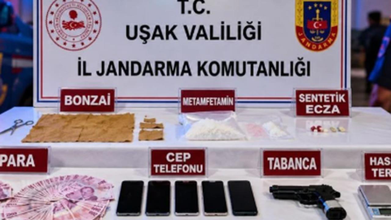 Uşak'ta uyuşturucu operasyonu: 4 şüpheli tutuklandı