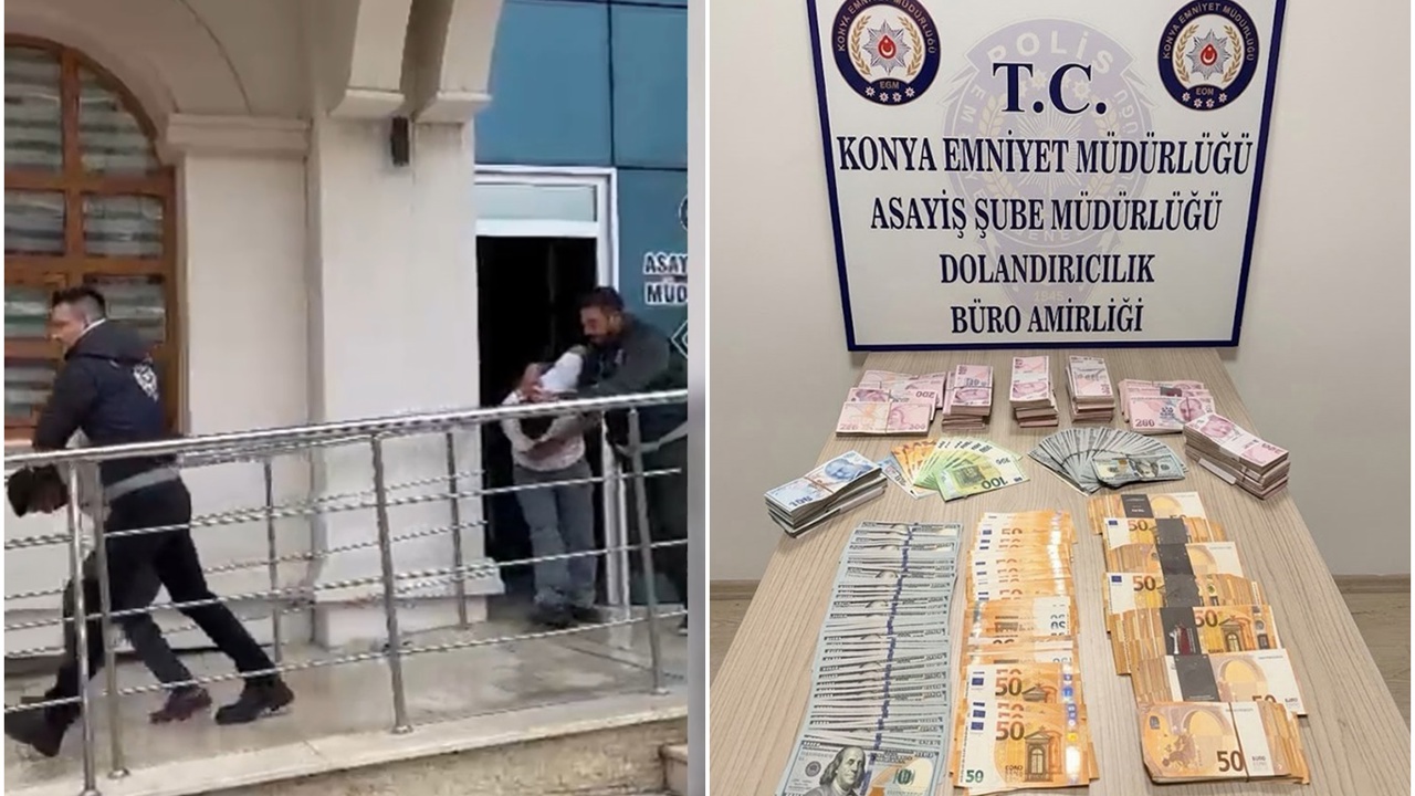 Konya’da telefon dolandırıcılığı: 2 şüpheli yakalandı