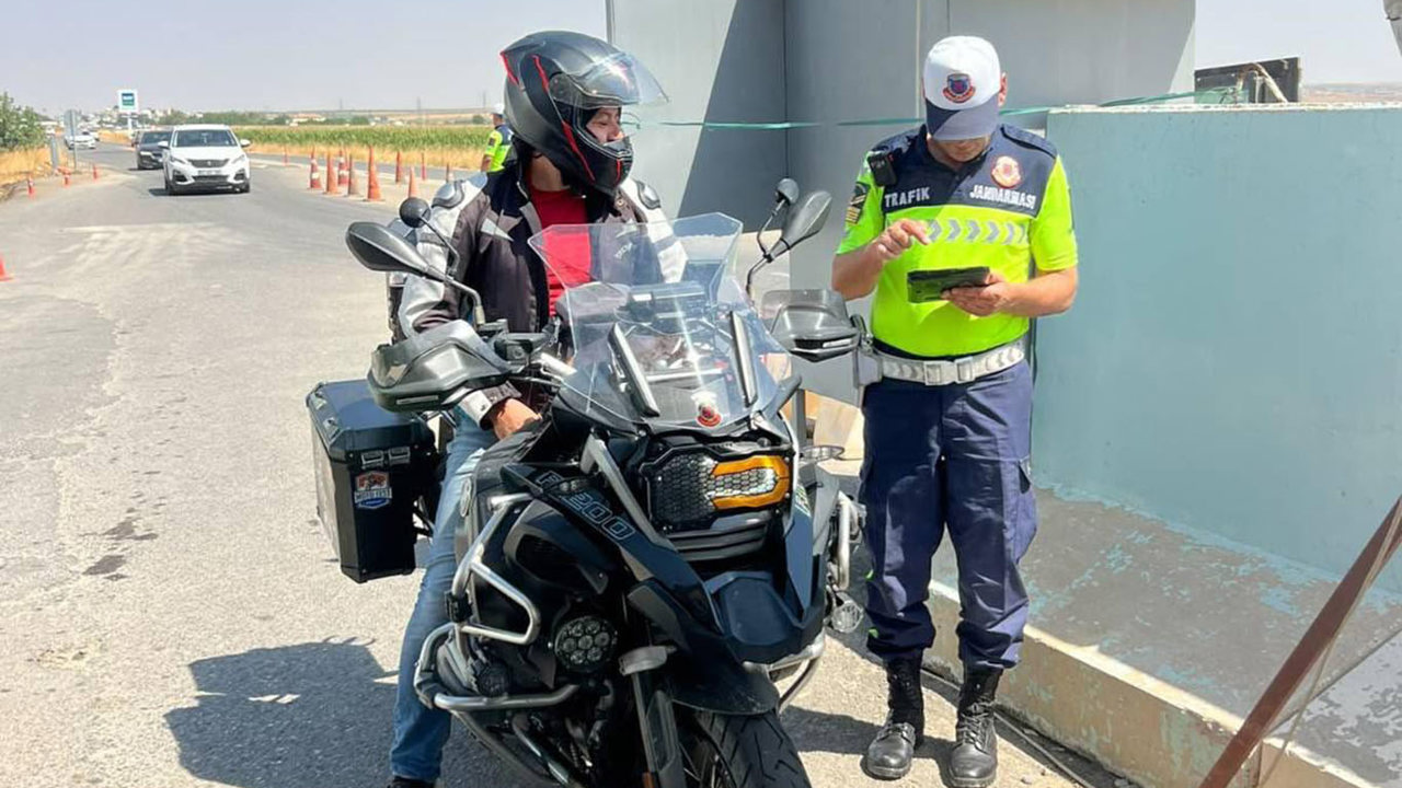 Şanlıurfa'da motosikletler denetlendi