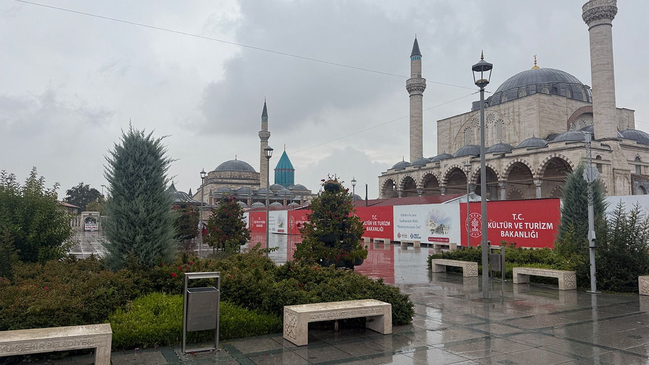Konya'da beklenen yağışlar başladı! 