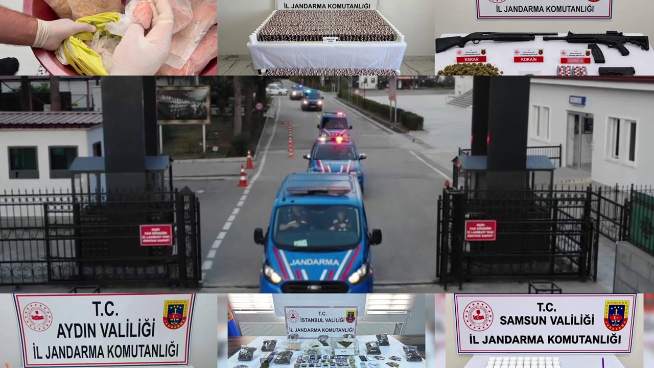 35 ilde uyuşturucu operasyonu: 264 şüpheli gözaltına alındı