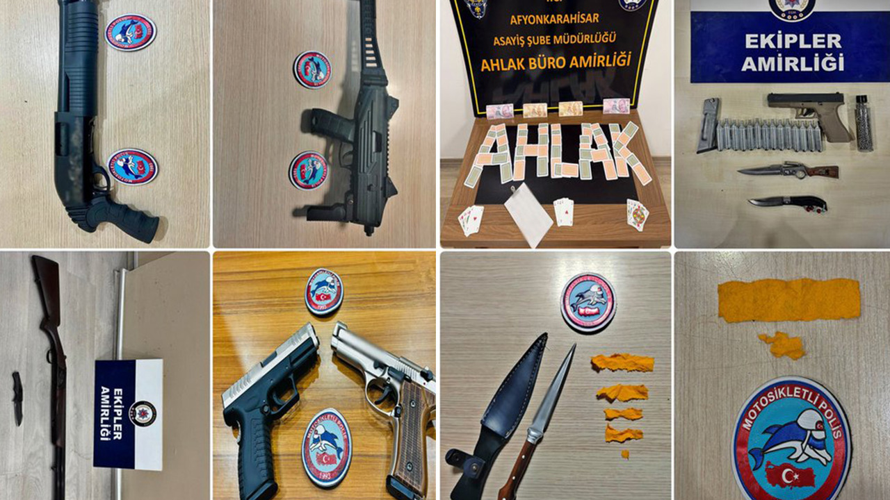 Afyonkarahisar’da bir haftada 49 aranan şahıs yakalandı