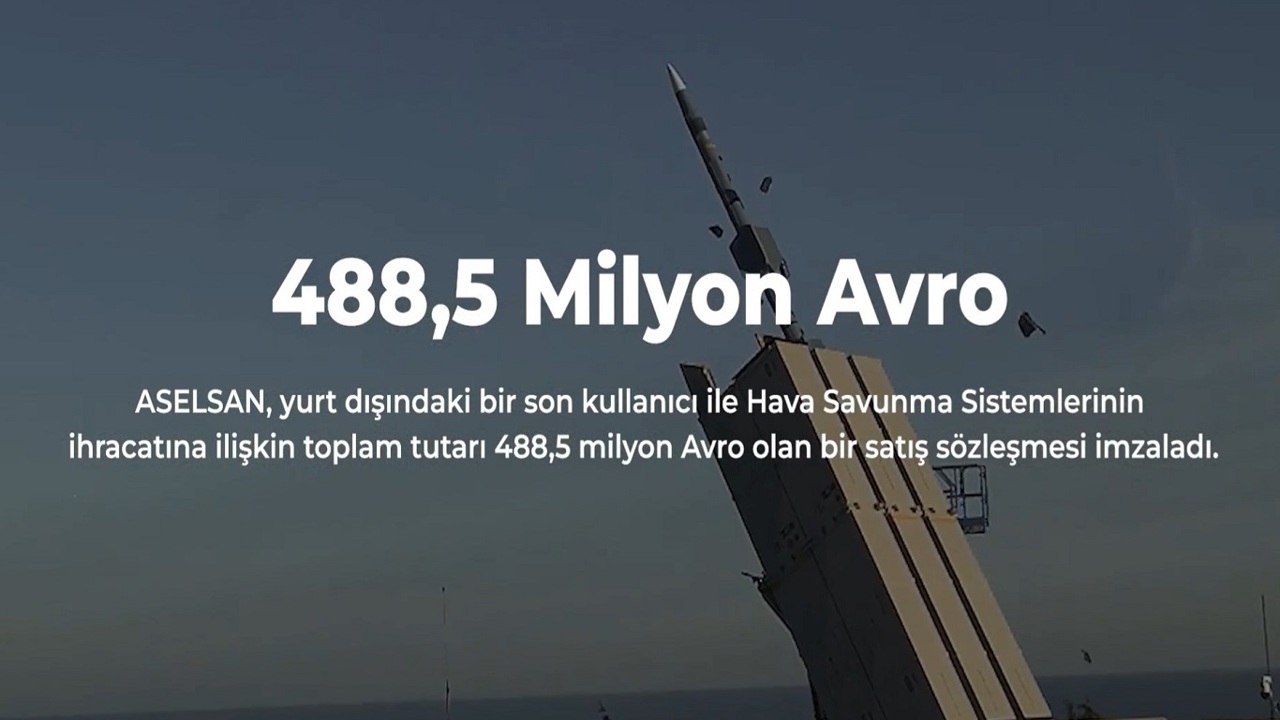 ASELSAN’dan 488,5 milyon euroluk ihracat anlaşması