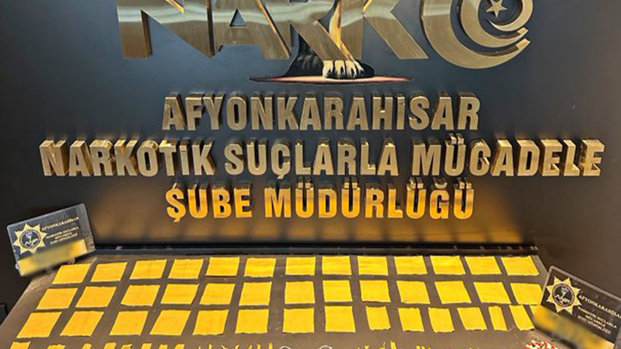 Afyonkarahisar’da uyuşturucu operasyonu: Bir şüpheli tutuklandı