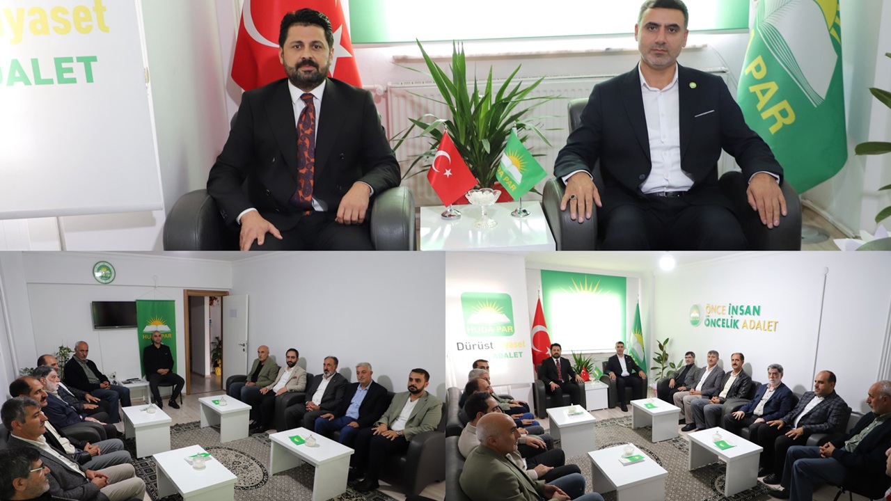 AK Parti Heyetinden HÜDA PAR Bingöl İl Başkanlığına ziyaret