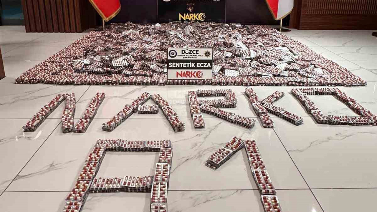 Düzce'de 88 bin 102 sentetik hap ele geçirildi: 1 tutuklama