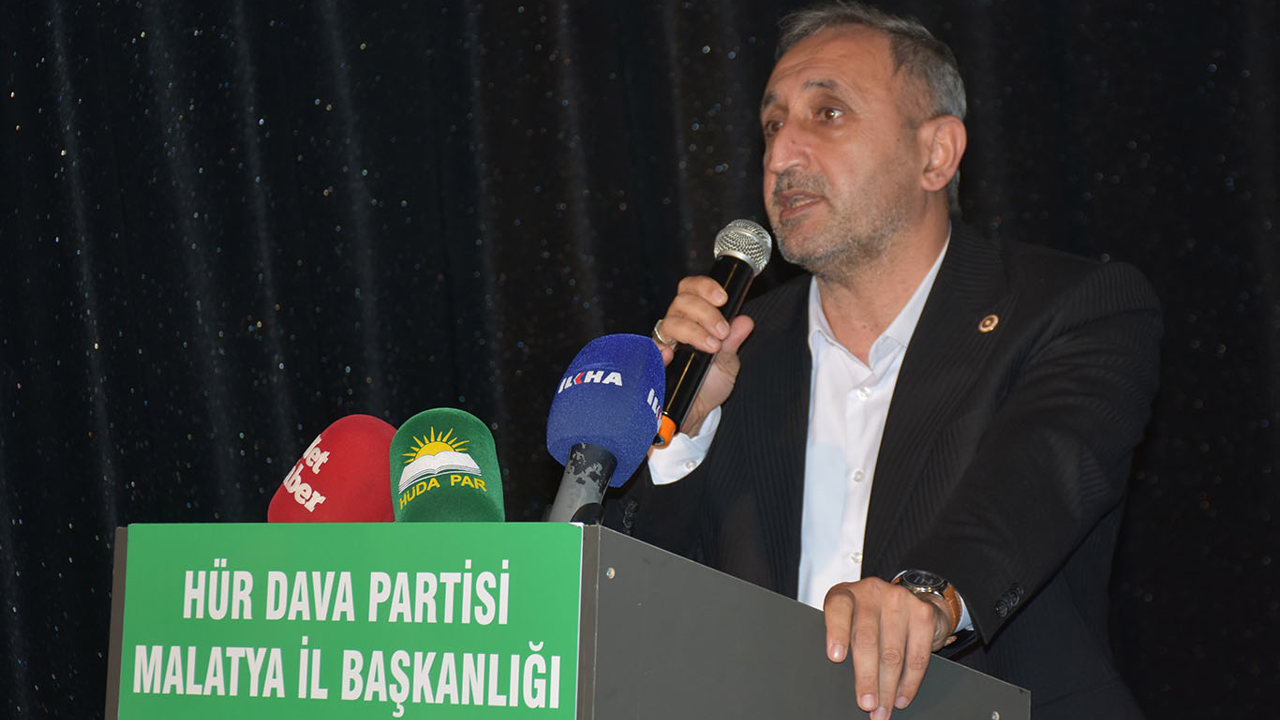 HÜDA PAR Genel Başkan Yardımcısı Demir'den Malatya Kongresinde "kardeşlik" vurgusu