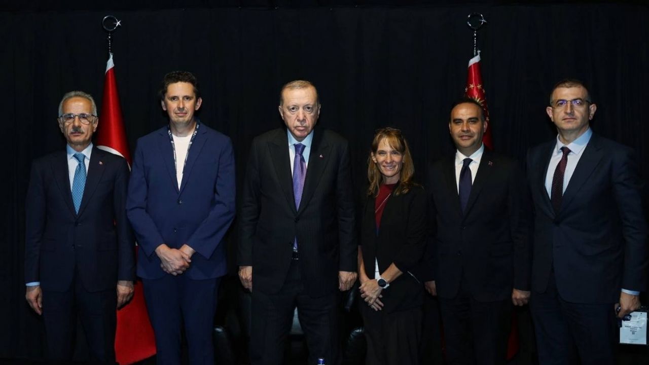 Cumhurbaşkanı Erdoğan, SpaceX yöneticilerini kabul etti