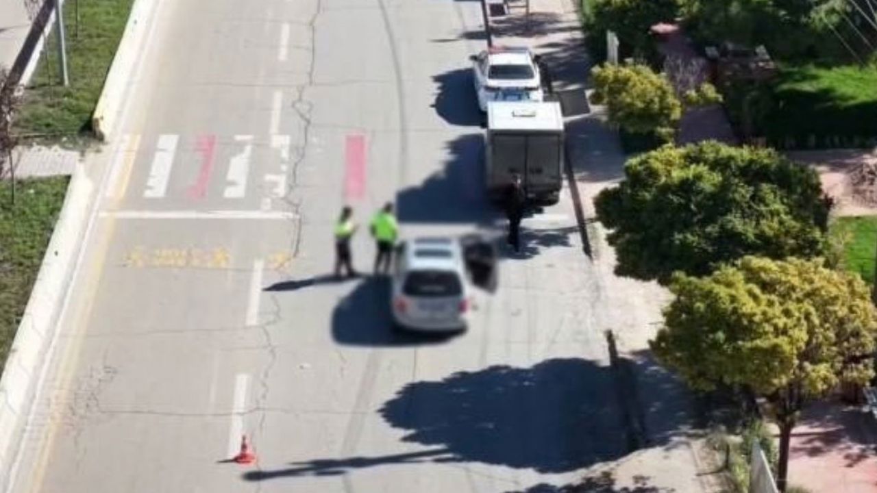 Kırıkkale’de denetimi fark edip yolcuyla yer değiştiren sürücüye 240 bin lira ceza