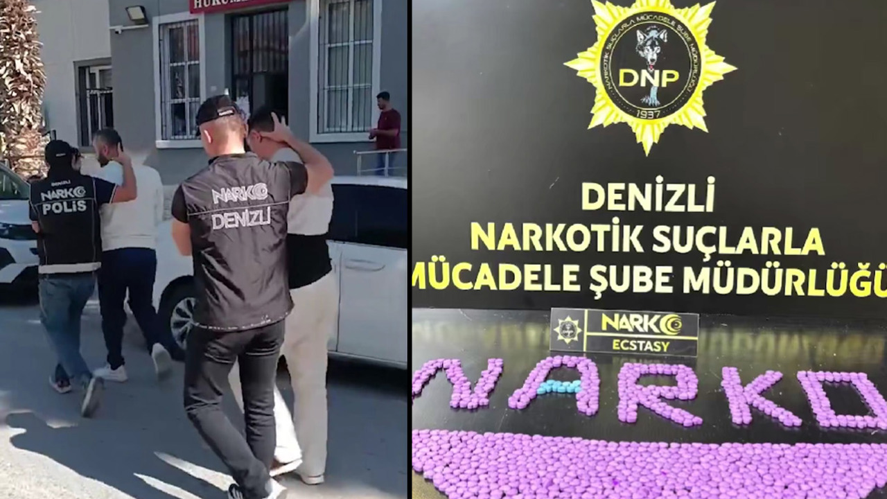 Denizli'de uyuşturucu operasyonu: 3 şüpheli tutuklandı