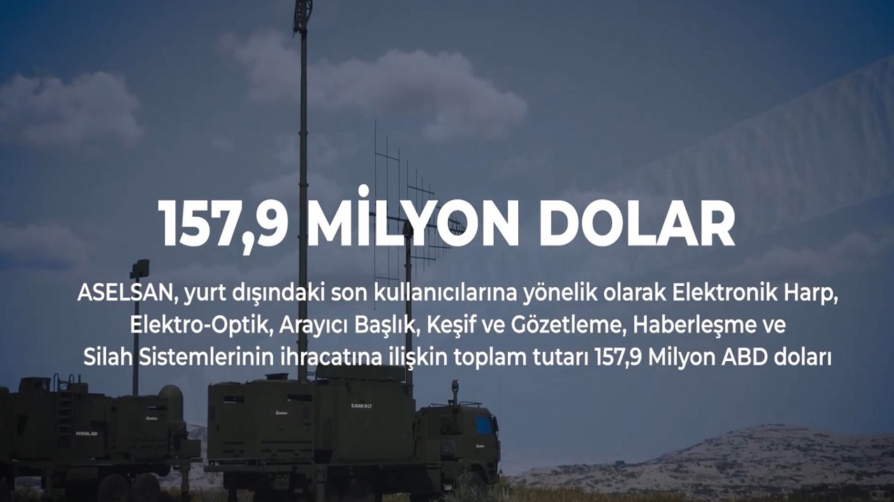 ASELSAN'dan 157,9 milyon dolarlık ihracat anlaşması