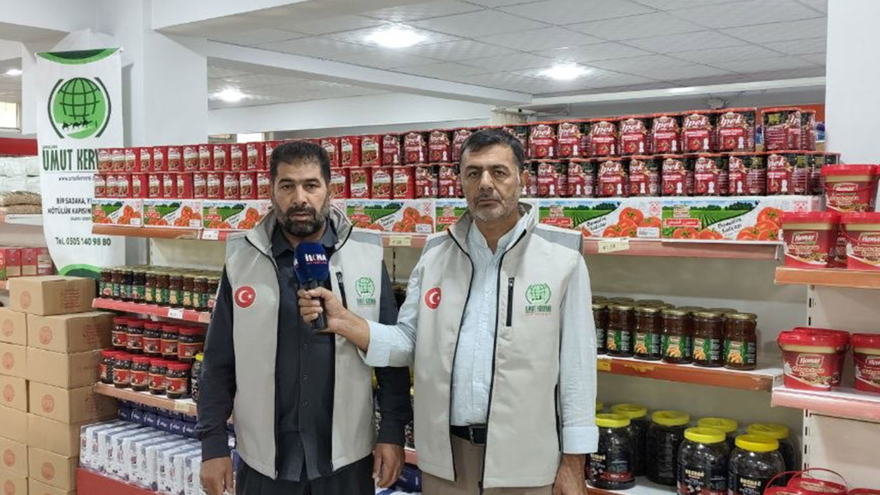 Şanlıurfa'da yüzlerce ihtiyaç sahibi aileye gıda desteği