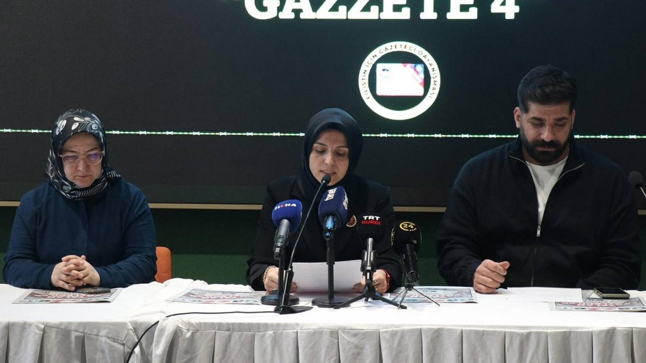 Gazze'de şehit edilen gazeteciler için hazırlanan "Gazzete"nin 4. sayısı tanıtıldı