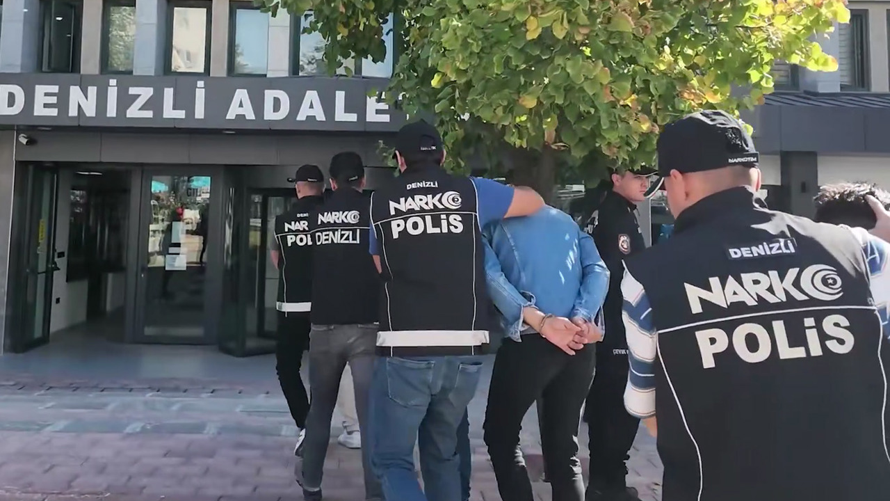 Denizli'de uyuşturucu operasyonu: 10 şüpheli tutuklandı