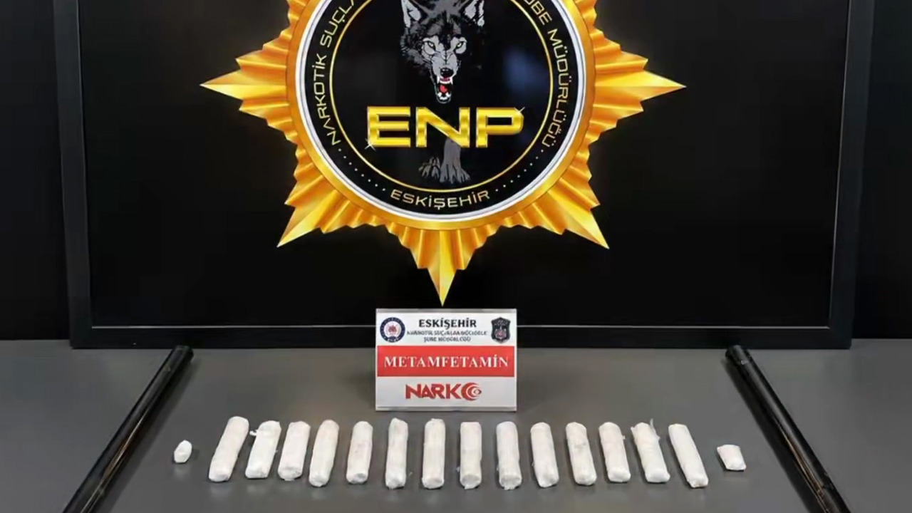 Eskişehir'de 1 kilo 126 gram metamfetamin ele geçirildi