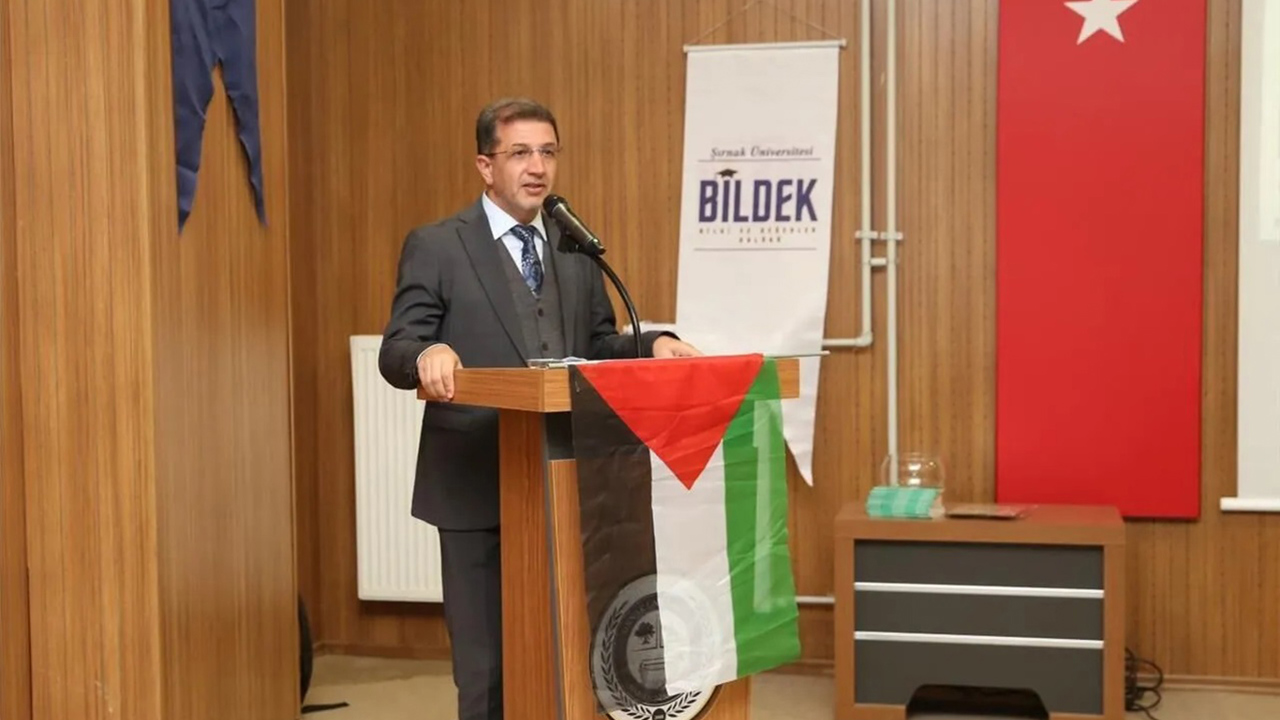 Şırnak Üniversitesinde "İnsanlık İmtihanımız Gazze" konulu konferans gerçekleştirildi