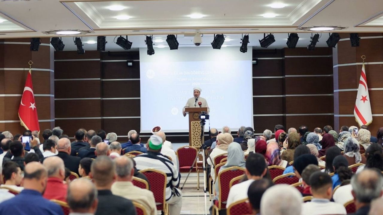 Diyanet İşleri Başkanı Arpaguş, KKTC'de din görevlileriyle buluştu