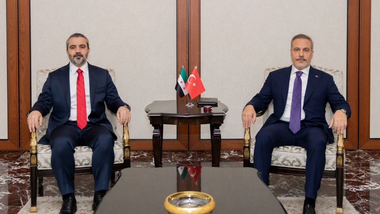 Bakan Fidan, Suriyeli mevkidaşı Şeybani ile görüştü
