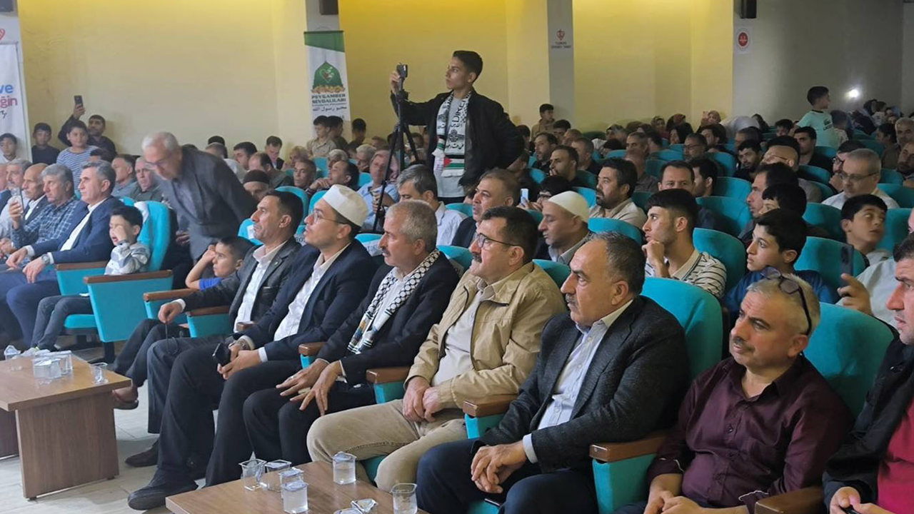 Şanlıurfa'da Aksa Tufanı'nın 3'üncü yıl dönümü dolayısıyla program düzenlendi