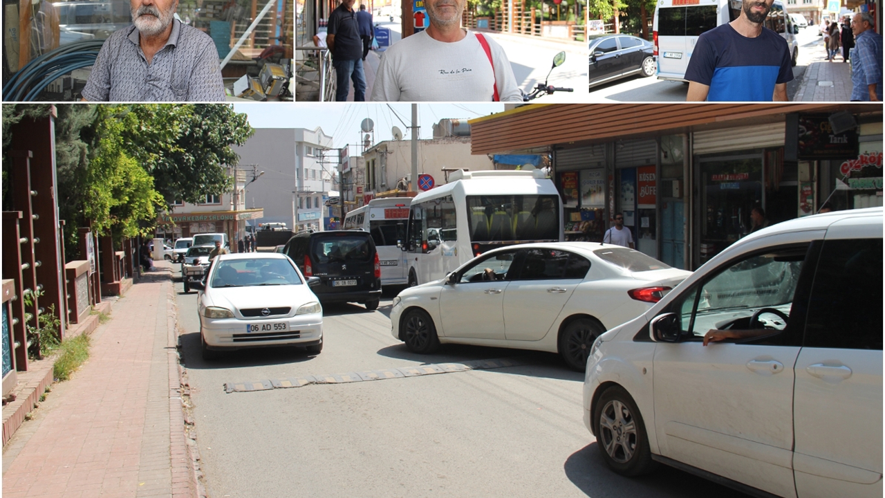 Dar yol, yoğun trafik: Ergani esnafı çözüm bekliyor