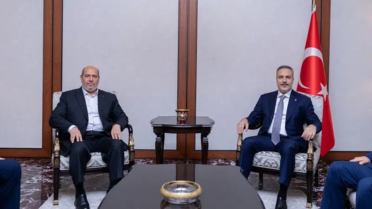 Fidan Hamas heyetini kabul etti