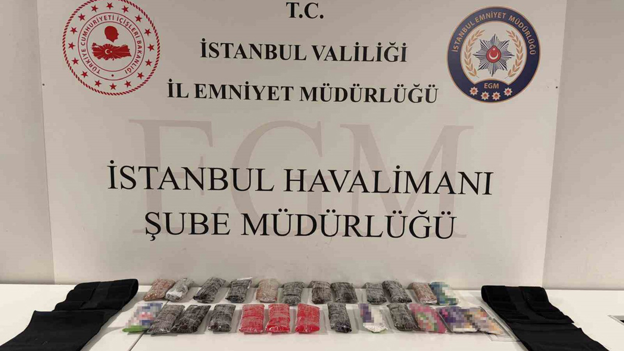 İstanbul Havalimanı'nda 8 kilo 250 gram metamfetamin bulundu