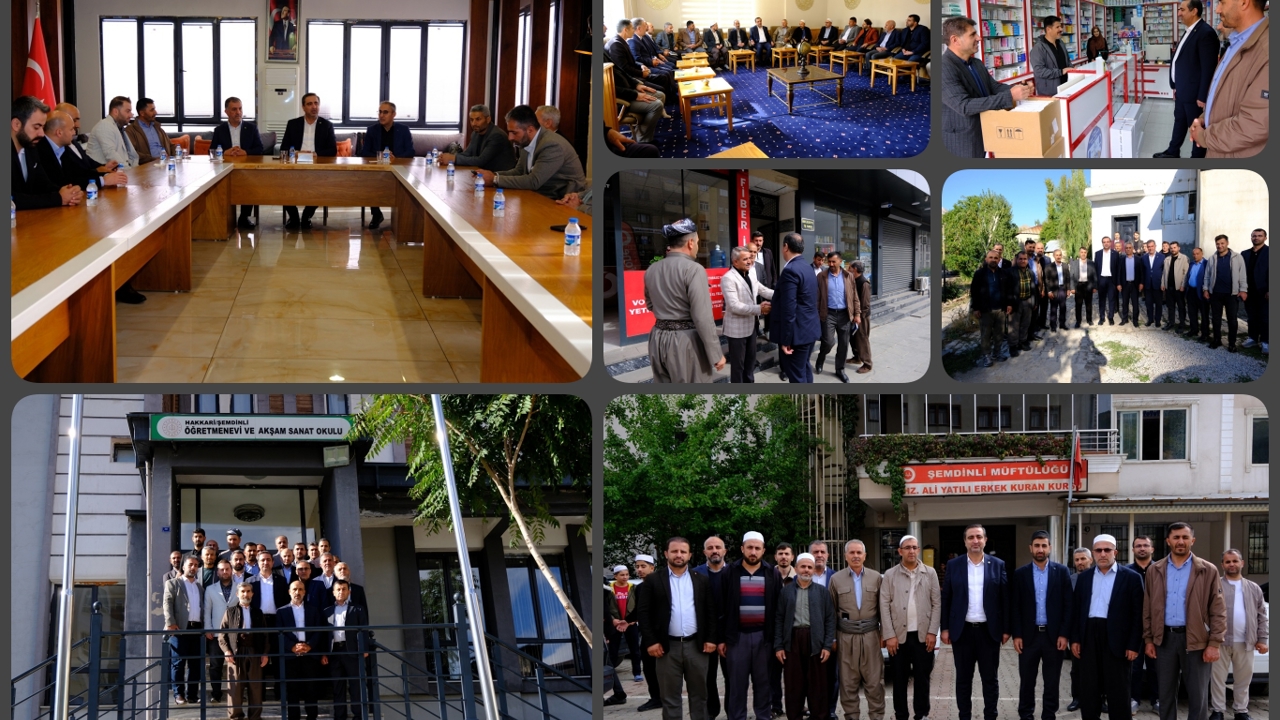HÜDA PAR Milletvekili Ramanlı, Şemdinli’de halkla bir araya geldi
